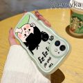 chenyyka For Xiaomi Poco F4 Redmi K50 Pro K40s Case Fashion Naughty Girl Pattern Colorful Lovely Cream Wave Border Clear Shockproof Phone Cases Creative Transparent Casing Simple Gentle Protective Cover. 