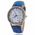 News Paper Watch For Women/Girls – Blue. 
