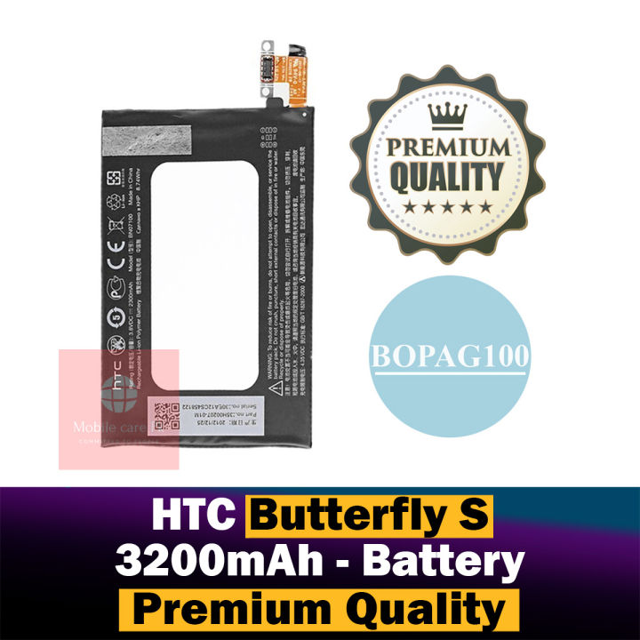 HTC Butterfly S Battery BOPAG100 Replacement Premium Quality 3200mah Battery For HTC Butterfly S