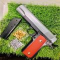 Metal Toy Gun Die Cast – Realistic Classic Colt Style | Non-Firing Safe Toy Gun for Kids & Collectors | Heavy Metal Build Mini Replica. 