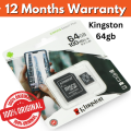 64GB Kingston Canvas Select SD Card - High-Speed Memory with 1 Year Warranty. 