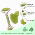 Pack Of 3 Jade roller Guasha and Face Sheet Mask Random For Facial Anti Aging Natural Stone Facial Beauty Massager Skin Face Anti Wrinkle Roller Beauty.. 