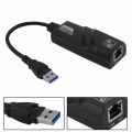 Latest Speedy Network Card USB 3.0 to 10/100/1000 Mbps Gigabit RJ45 Ethernet LAN Network Adapter For PC Mac（Support Windows10）. 