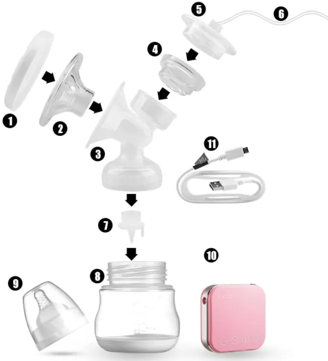 Electrical%20Breastfeeding%20baby%20Milk%20Pump%20BreastPump%20Electric%20Automatic%20-%20Pink%20-%20Power%20Operated%20-%20Image%208