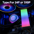 RGB LED Strip ARGB Sync Board for Computer Power Supply GPU Graphics Card Cable Case Neon Line Graphics Card 8PIN. 