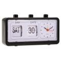 Blesiya Retro Clock Flip Display With Date & Time for Desktop Living Room. 