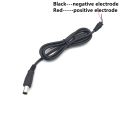 Laptop Charger Cable - 2 Pin DC Jack Connector with 7.4x5.0mm Plug - 1.2M DC Power Adapter 2 Core Cable Cord - Compatible with hp Laptops - Sleek Black Design. 