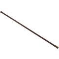 Extendable Telescopic Spring Loaded Net Voile Tension Curtain Rail Pole Rods,70~120cm,Wood color. 
