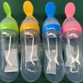Baby Silicone Squeeze Spoon Feeder Set | Soft Baby Food Dispenser & Fruit Pacifier Feeder | BPA-Free Infant Training Spoon for Feeding & Teething Relief | Baby Feeding Utensils | Easy to Clean | Pack of 2. 