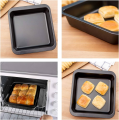 9x9 Inch Non-Stick Square Loaf Pan, Cake Pan, Nonstick Bakeware High-Grade Carbon Steel Toast Mold Baking Tray for Cakes, Bread, Pizza Brownies and Bread Mold - Hard Metal - 1Pcs. 