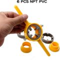 PVC Pipe Threading Tool Set – Manual Threader Kit for Plumbing Work & Pipe Repair. 