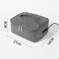USB Portable Food Warmer Electric Lunch Box Bags Food Heating Bento Thermal Pouch Insulated Lunch Bag Without Display Easy Install. 