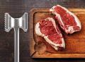 Two Sides Aluminum Meat Hammer Mallet Beef Chicken Kitchen Tools. 