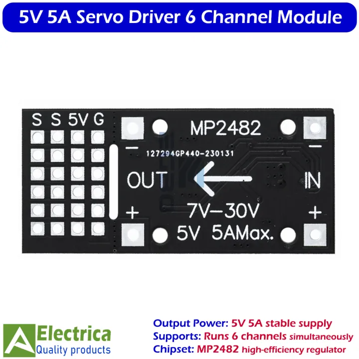 5V%205A%20Servo%20Driver%20Step%20Down%20Module%20MP2482%206%20Channel%20Servo%20Power%20Control%20Board%20Compatible%20with%20Arduino%20&%20Raspberry%20Pi%20by%20Electrica%20-%20Image%206