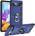 Google Pixel 7 Back Case Cover Heavy Armor Shockproof Case With Magnetic Ring Holder (Random Colors). 