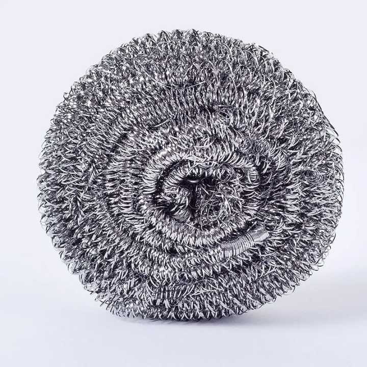Stainless Steel Scrubber Metal Sponge Sink Scourer Useful Things Kitchen Accessories For Home Pan Pot Cleaning Tools Gadgets