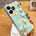 VRQR Love Bracelet Phone Case For OPPO Realme C51 Flower design Soft Cover Realme C53 Narzo N53. 
