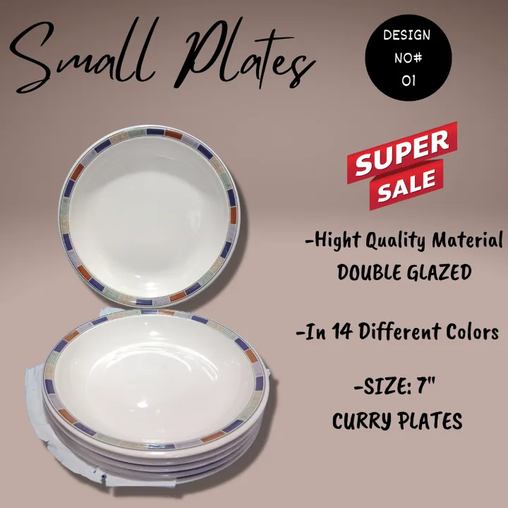 Plates-%207"%20Inch/%20Small%20Size%20Curry%20Plates/%20Pack%20of%206/8%20/%20Melamine/%20Dinner%20Set%20Loze%20Plates%20-%20Image%208