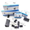 BataBata 12 Pcs/Box Large Binder Clips , Big Paper Clamps Clips For Office Supplies,Black Binder Clips. 