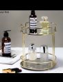 2 Layer Tray, Cosmetic Storage,Rotating Makeup Organizer and the use of  for makeup organizers 1 pcs. 