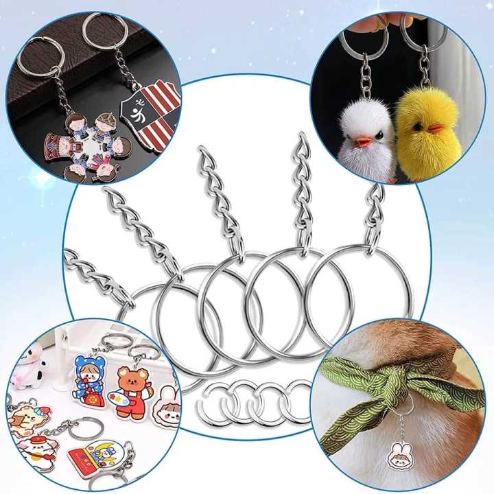 100%20Key%20Rings%20with%20Chain%20and%20Open%20Jump%20Rings%20for%20Crafts%20-%20Bulk%20Metal%20Key%20Chain%20Ring%20Base%20for%20DIY%20Keychain%20Making%20-%20Image%208