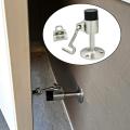 Door Stopper Door Stop Catch Holder with Hook Sound Dampening Rubber Bumper Homeware Security Device Anti Collision Doorstop. 