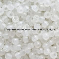 100pcs Color Changing UV Beads Mixed Color Glow In The Dark Beads Jewelry Making Podazz. 