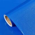 Blue Wallpaper Peel and Stick Wallpaper Vinyl Self Adhesive Decorative Film for Furniture Kitchen Counter Top Cabinets (12" X 60"). 