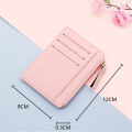 1PC Small Wallet Credit Multi-Card Holders Package Fashion PU Function Zipper Ultra-Thin Organizer Case Student Women Coin Purse. 