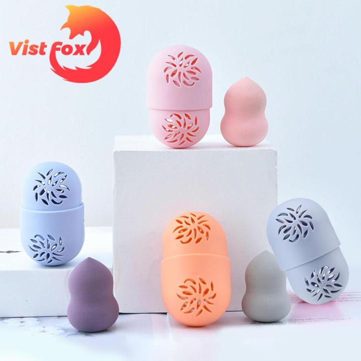 Vist Fox Makeup Blender Case Damp-proof Quick-drying Beauty Sponge Storage Box