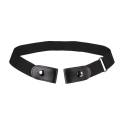 Buckle Free Elastic Belt For Jean Pants Dresses No Buckle Stretch Waist Belts Fit Women Men Boys Girls Drop(Black). 