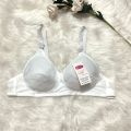 Yalih Pure Cotton AB Cup Thin Cotton Middle-Aged and Elderly Wireless Bra Cotton Breathable Teenage Girl Puberty Bra. 