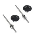 quick release plate-2 * bonnet latch mechanism
2 * Stainless Pin
4 * Stainless nuts
4 * Stainless Washers-Black &. 