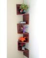 Light Brown Corner Shelf (38X6X7X9) Bathroom Drawing room Room for Kitchen Bedroom kitchen rack Dining Room Entryway Garage Hallway Home Decor Office/Study Living Room Floating shelves Wall shelves Storage Organizer shelves Book Shelves Wall mounted Decor. 