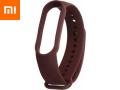 High Quality MI Band 3 and MI Band 4 Strap - Burgundy, Maroon, Deep Red (Updated Stock With Metal Button And Better Quality) By IAR Collections. 