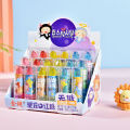 Lipstick candy kids fruit flavor creative lipstick candy snacks toys 61 glitter lollipop kids glow candy. 
