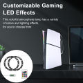 Rgb Led Light Ring Ps5 Slim Rgb Led Light Strip 8 Colors 400 Effects Diy Game Console Decoration Kit Console Led Light Strip. 