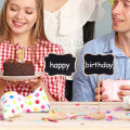 1/5PCS Creative Small Blackboard Mini Chalkboards Graduation Party Memo Message Wooden Writing Tool. 