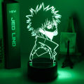 Anime My Hero Academia Shoto Todoroki Face Design Led Night Light Lamp for Kids Child Boys Bedroom Decor Acrylic Table Lamp Gift. 