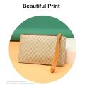 [Sales at a loss] Ladies leather clutches，print handbags, simple clutch bags, portable mobile phone bags, storage coin purses. 