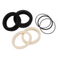 Mountain Bike Fork Oil Seal, Standard Size Fork Oil Seal Set Stable Structure for 36mm Inner Tube. 