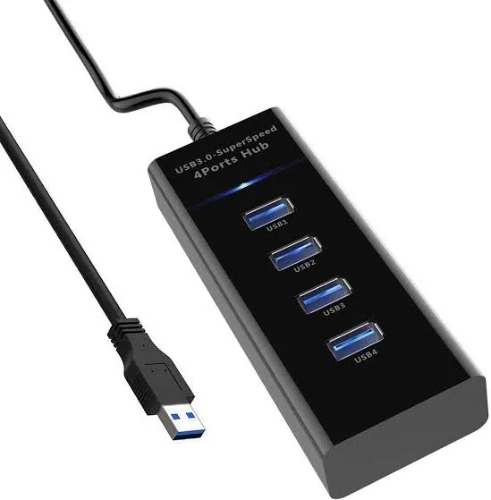 USB%20Hub%203.0%20-%204%20Port%20High%20Speed%20USB%20Hub%20with%20attached%201ft%20Extended%20Cable%20&%20LED%20Light%20-%20For%20Computers,,%20Laptop,%20PC,%20USB%20Flash%20Drives%20-%20Image%202