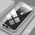 【 ETOP 】 For iPhone 11 Pro X Xs Max XR 8 7 6 6s Plus Phone Case, Double Sided Glass 360 Full Cover Magnetic Adsorption Metal Frame Casing. 
