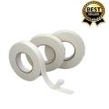 Pack of 3 Super Strong Powerful Adhesive Double Sided Tissue Tape For Mounting Fixing Pad Sticky - 1/2 inch (Half Inch) - White. 