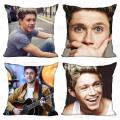 New Niall Horan Pillow Cover Bedroom Home Office Decorative Pillowcase Square Zipper Pillow Cases 45X45CM Satin Soft No Fade. 