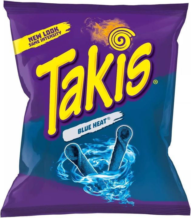 Takis Blue Heat Hot Chili Pepper Tortilla Chips - 113g