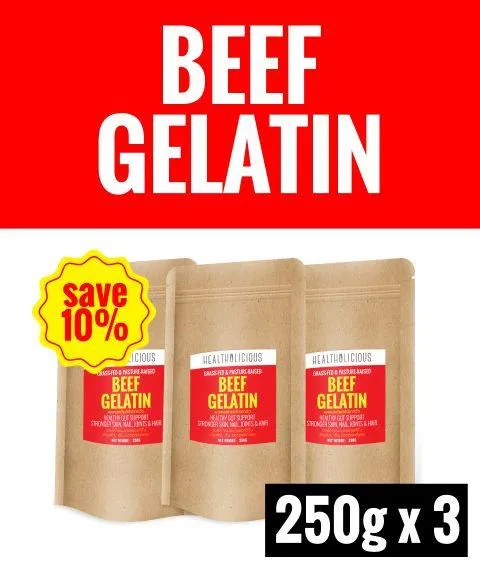 Beef Gelatin Powder [3 Packs x 250g] | Daraz.pk