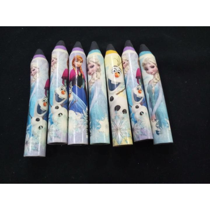 frozen pencil eraser