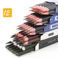 18Pcs/Box 2H—White charcoal Professional drawing pencil 2H—White charcoal Sketch pencil Charcoal Pencils white brown Writing & Sketching school supplies pen. 