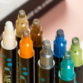 10pcs Metallic Color Markers for graffiti writing painting poster quick drying portable metal texture bright colour wide application acrylic base ink. 